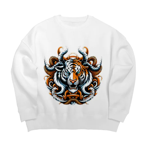 虎牛大王 Big Crew Neck Sweatshirt