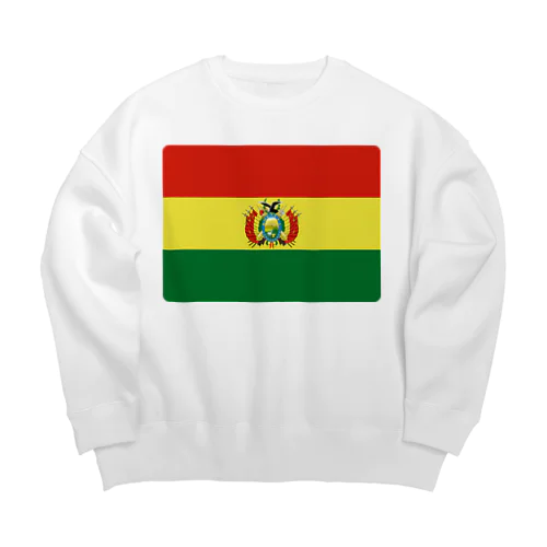 ボリビアの国旗 Big Crew Neck Sweatshirt