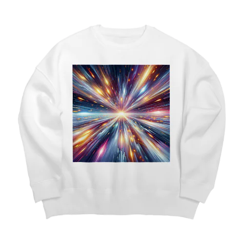 超光速スターダスト量子ワープ🛸スターシード覚醒コード Big Crew Neck Sweatshirt