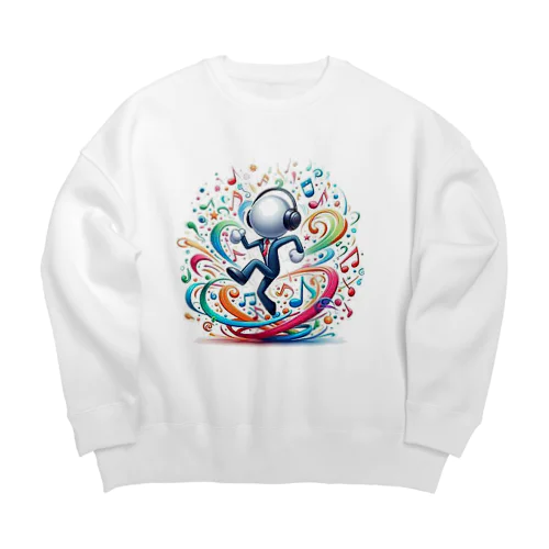 華金サラリーマン Big Crew Neck Sweatshirt