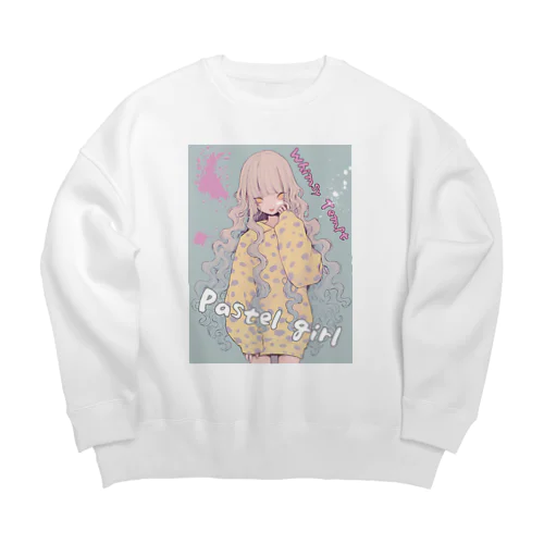 Pastel girl「パステルガール」 Big Crew Neck Sweatshirt