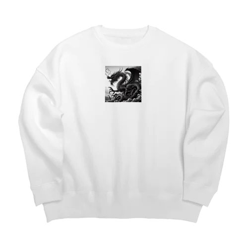 龍のグッズですよー Big Crew Neck Sweatshirt