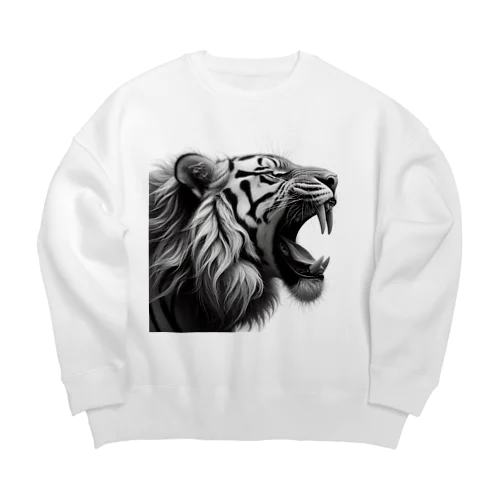 虎 Big Crew Neck Sweatshirt