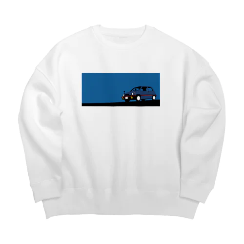 シティなクルマ Big Crew Neck Sweatshirt