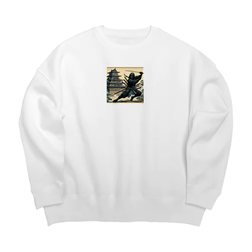 Shadow Dance: Ninja and the Old Castle -Shinobi-  Big Crew Neck Sweatshirt