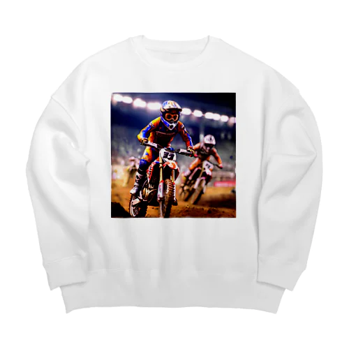 チャンピオンライド：モトクロスアクション Big Crew Neck Sweatshirt