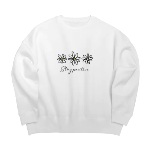 positivelife Big Crew Neck Sweatshirt