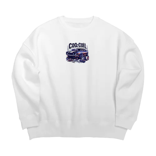 イカしてる🚗 Big Crew Neck Sweatshirt