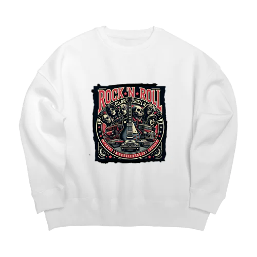 ロックンロール Big Crew Neck Sweatshirt