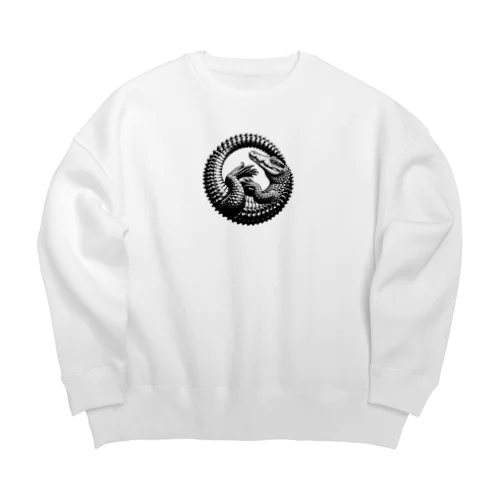 輪になったワニ Big Crew Neck Sweatshirt