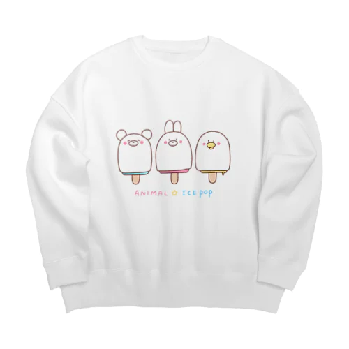 ANIMAL☆ICE POP Big Crew Neck Sweatshirt