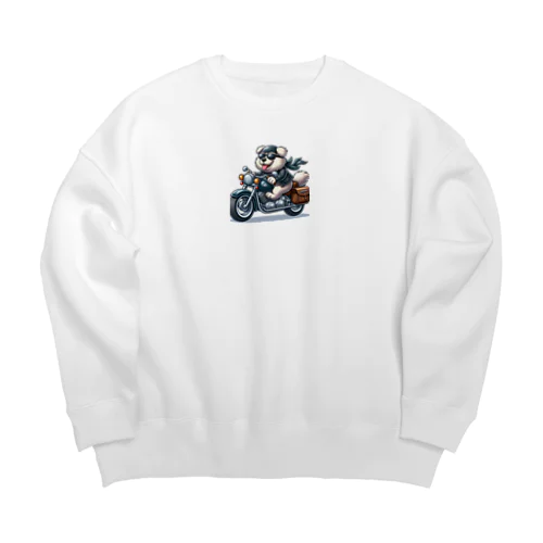 ちょい悪オヤジ犬 Big Crew Neck Sweatshirt