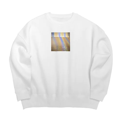 プリズム色彩 Big Crew Neck Sweatshirt