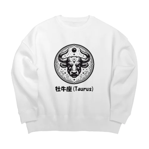 牡牛座(Taurus) Big Crew Neck Sweatshirt