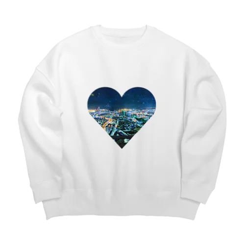 night view Big Crew Neck Sweatshirt