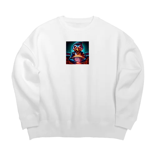 ペンギン映画鑑賞 Big Crew Neck Sweatshirt