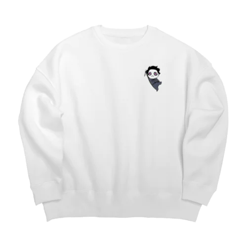 イライラマイケルくん Big Crew Neck Sweatshirt