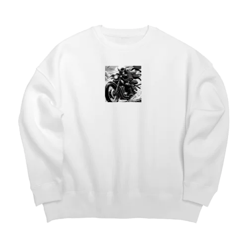 ライダー侍 Big Crew Neck Sweatshirt