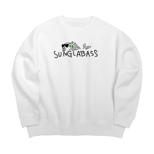 ブラックバス　サングラバス Big Crew Neck Sweatshirt