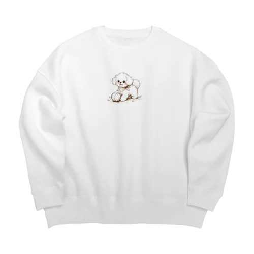 一緒にあそぼ Big Crew Neck Sweatshirt