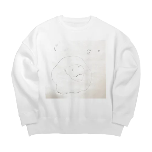 こうせい画伯3世 Big Crew Neck Sweatshirt