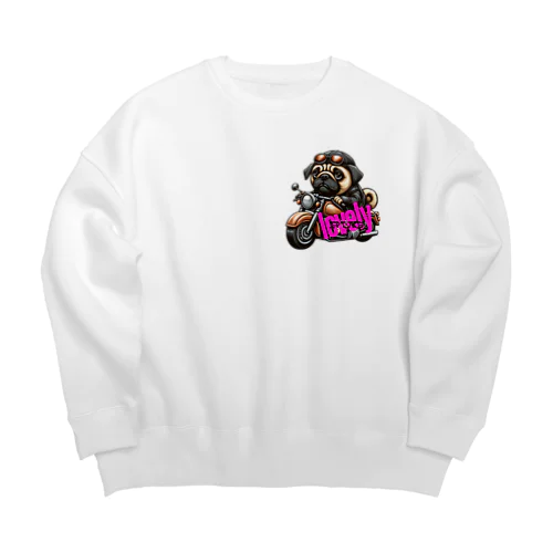 ラブリーパグ Big Crew Neck Sweatshirt