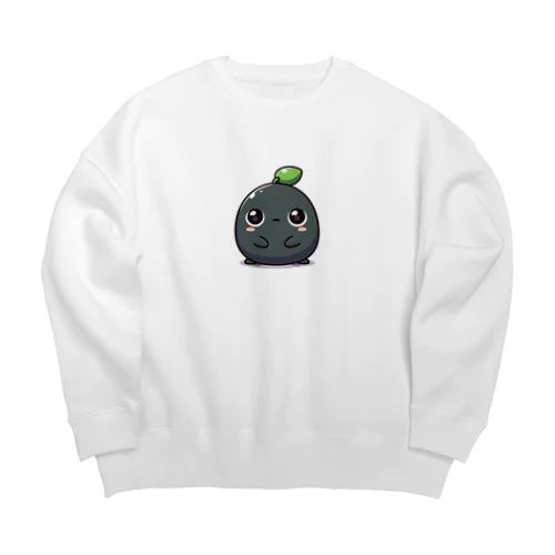 黒豆から生まれたキャラクター Big Crew Neck Sweatshirt