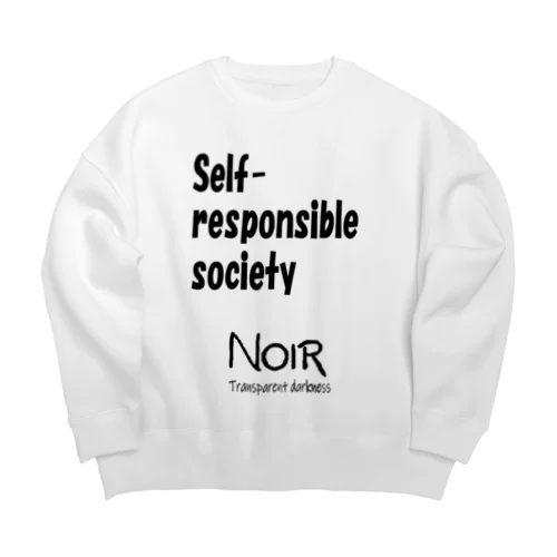 Self-responsible society（自己責任社会） ビッグシルエットスウェット