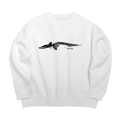 マッコウクジラの標本 Big Crew Neck Sweatshirt