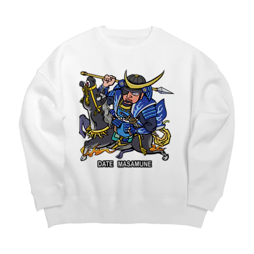 伊達　政宗 Big Crew Neck Sweatshirt