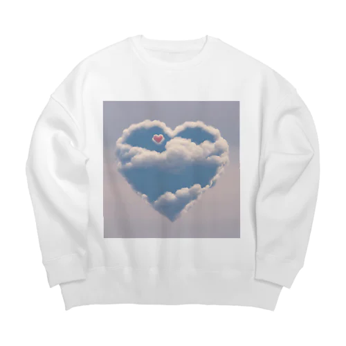 愛の空模様 Big Crew Neck Sweatshirt