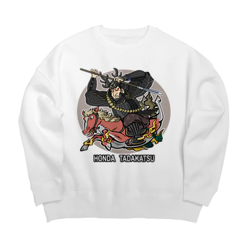 本多　忠勝 Big Crew Neck Sweatshirt