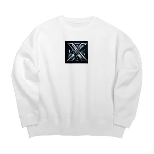 The "X" when it comes to rockets. Big Crew Neck Sweatshirt