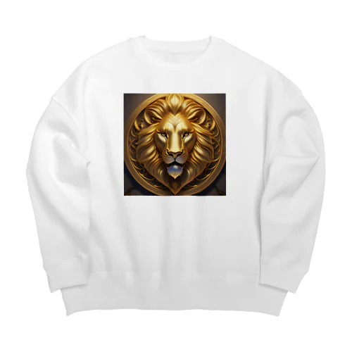 金獅子の紋章・プライド Big Crew Neck Sweatshirt