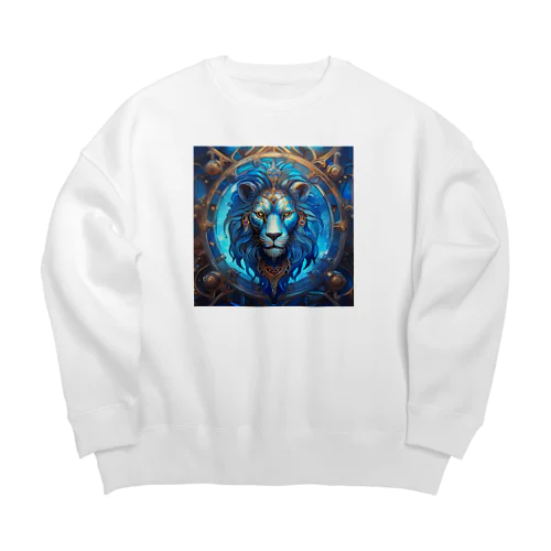 青獅子の紋章・プライド　未来への勇気・アナザー Big Crew Neck Sweatshirt