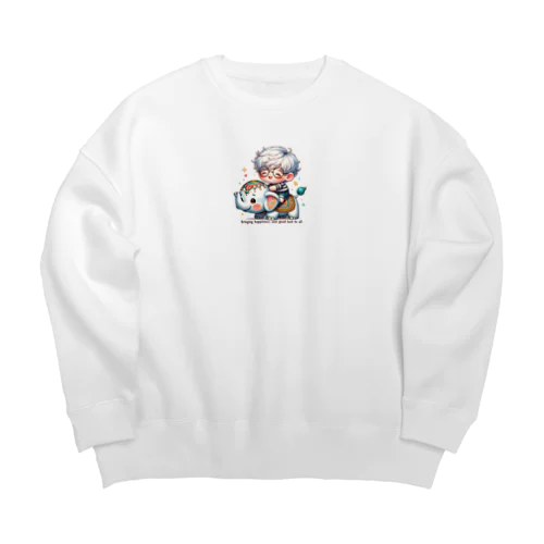 エレフィー (Elephie) Big Crew Neck Sweatshirt