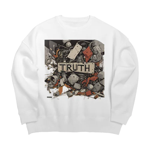 「【短編】『お月見』」 Big Crew Neck Sweatshirt