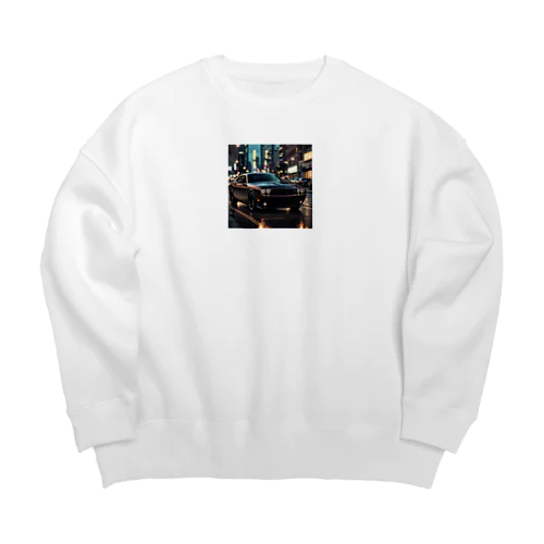 ダッジチャレンジャー　車好き Big Crew Neck Sweatshirt