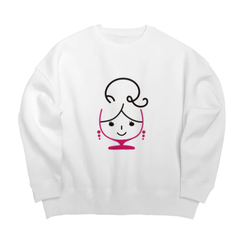 ロゼ子グッズ Big Crew Neck Sweatshirt