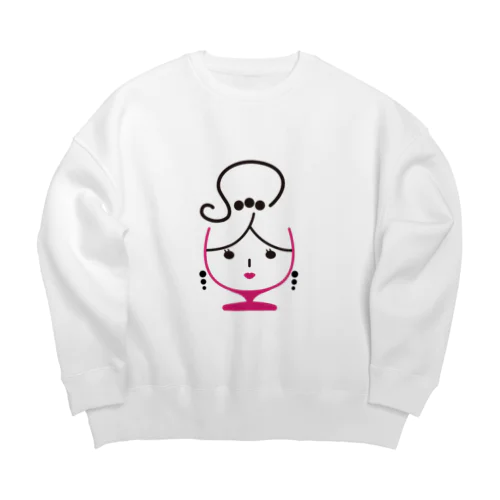 母：セニエグッズ Big Crew Neck Sweatshirt