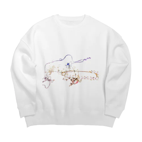 ごちゃごちゃアクセサリー Big Crew Neck Sweatshirt