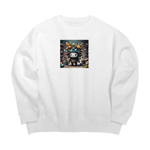 がらくた妖怪　屑魔（くずま） Big Crew Neck Sweatshirt