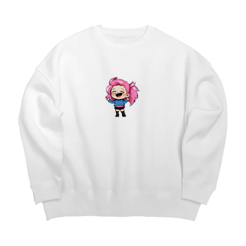 彩（いろどり） Big Crew Neck Sweatshirt