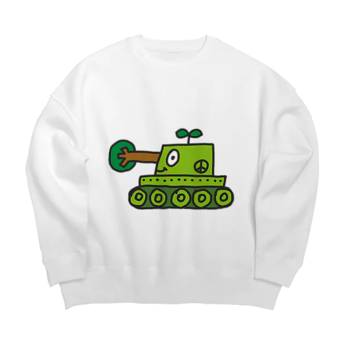 ピースくん Big Crew Neck Sweatshirt