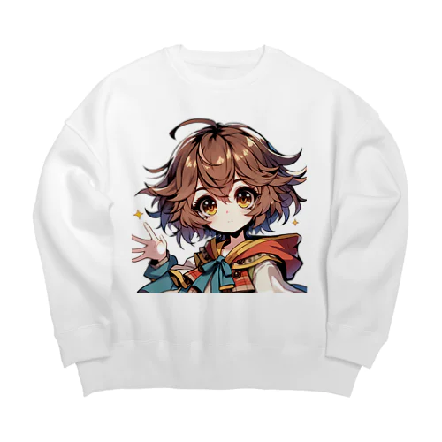 セーラー服のリリア Big Crew Neck Sweatshirt