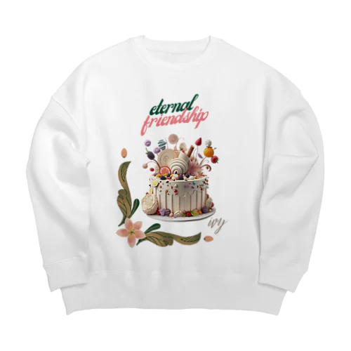 サプライズケーキ Big Crew Neck Sweatshirt