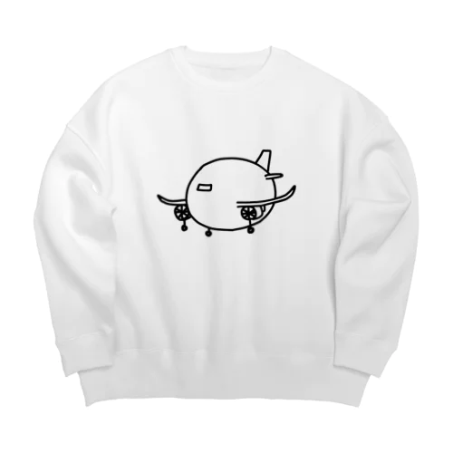 双発機 Big Crew Neck Sweatshirt