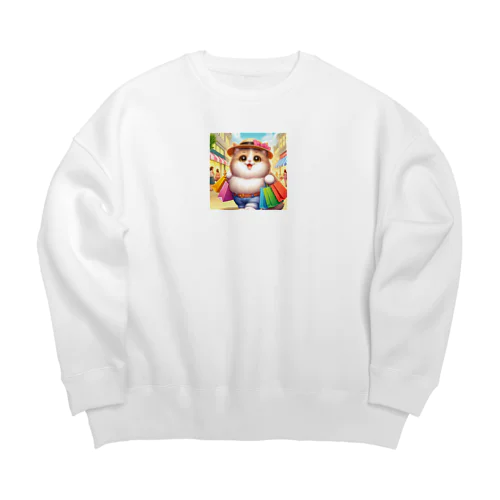 ショッピングニャ Big Crew Neck Sweatshirt