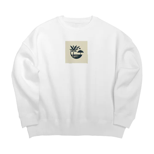 美しい風景 Big Crew Neck Sweatshirt