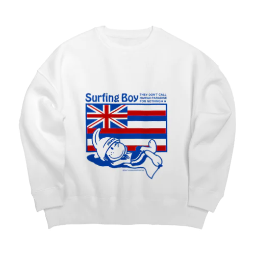 ★Surfing Boy ★ Big Crew Neck Sweatshirt